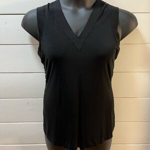 MARIE ST-PIERRE • Sleeveless Black Top • Size 4/L